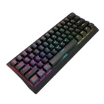 Tastatura Marvo Hecate 61R KG962 mehanička, crveni svičevi, pozadinsko osvetljenje crna - Slika 4