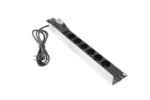 220V razvodni PDU panel 19/1U sa 6 utičnih mesta,kabl 2.5m Mirsan MR.PRZ6S.SC