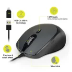 Miš Port Designs Office Pro Silent crni - Slika 3