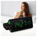 Digitalni sat sa alarmom SENCOR SRC 330 GN zeleni - Slika 2