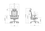 Ergonomska kancelarijska stolica UGD Premium Mesh - Slika 4