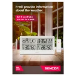 Smart meteorološka stanica SENCOR SWS 3600 bela - Slika 4