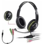 Slušalice sa mikrofonom Genius HS-400A + Single jack zelene - Slika 4