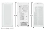 Kućište Be Quiet Shadow Base 800 FX White BGW64 - Slika 3