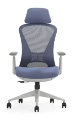 Ultra ergonomska kancelarijska stolica UGD Conference Lite Silver Blue - Slika 2