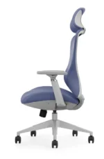 Ultra ergonomska kancelarijska stolica UGD Conference Lite Silver Blue - Slika 3