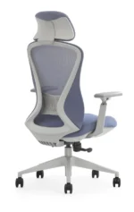 Ultra ergonomska kancelarijska stolica UGD Conference Lite Silver Blue - Slika 4