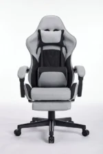 Gaming stolica ePlayGame HC-4095 BG platno/sivo crna - Slika 4