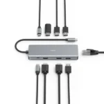 USB Hub 9 porta Hama/2 x HDMI/USB-A/USB-/ LAN/RJ-45 - Slika 2