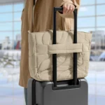 TOMTOC TERRA T38 PUFFY LAPTOP TOTE BAG NATURAL SAND T38M1K2 - Slika 8