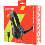 CANYON PC headset CHSU-1 PC Mic USB 2m Black - Slika 5