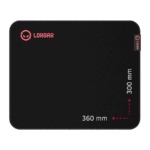 Lorgar Main 323, Gaming mouse pad, Precise control surface, Red anti-slip rubber base, size: 360mm x 300mm x 3mm, weight 0.21kg