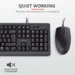 Tastatura+miš TRUST Primo žicni set/US/crna - Slika 3