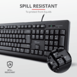 Tastatura+miš TRUST Primo žicni set/US/crna - Slika 2