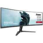 Iiyama G-MASTER Red Eagle GCB4580DQSN-B1LED monitor gaming curved 45" (44.5" viewable) 5120 x 1440 Dual Quad HD @ 165 Hz VA 450 cd/m² 3000:1 HDR400 0.8 ms 2xHDMI DisplayPort speakers black matte GCB4580DQSN-B1 - Slika 2