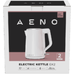 AENO Electric Kettle EK2: 1850-2200W, 1.5L, Strix, Double-walls, Non-heating body, Auto Power Off, Dry tank Protection - Slika 3