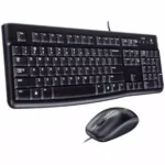 Tastatura + miš Logitech Deluxe MK120 US crna - Slika 2