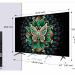 Televizor TCL 75C6K/QLED-Mini LED/75"/4K UHD/144Hz/Google TV/crna