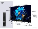 Televizor TCL 75P7K/QLED/75"/4K UHD/60Hz/Google TV/crna - Slika 2