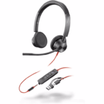 Slušalice HPPoly Blackwire 3325 Stereo MS Teams Cert USB-C Headset +3.5mm Plug +USB-C/A Adapter (8X2