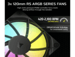 Kuler za CPU CORSAIR NAUTILUS 360/ARGB/360mm/triple fan/vodeno hladenje/crna - Slika 4