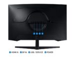 Monitor SAMSUNG LS32CG552EUXEN 32"/VA,zakrivljen/2560x1440/165Hz/1ms MPRT/HDMI,DP/freesync/VESA/crna - Slika 4