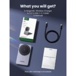 UGREEN 2-in-1 Magnetic Wireless Charger W528 (45056) - Slika 2