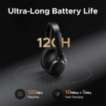 UGREEN Studio Pro Hybrid Active Noise-Cancelling Headphones Black HP206 (55687) - Slika 5