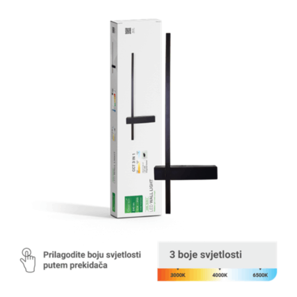 GREEN TECH AXEL SLIM-2 ZIDNA SVETILJKA 12W 3CCT