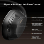 UGREEN HiTune Max5c Hybrid ANC Headphones Black HP203 (35757) - Slika 4