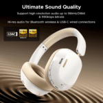 UGREEN HiTune Max5c Hybrid ANC Headphones White HP203 (35758) - Slika 2